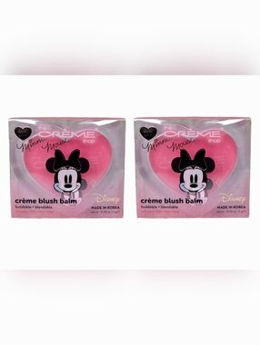 NIB 2-Pack Creme Shop Special Edition Minnie Mouse Creme Blush Balm Date Night